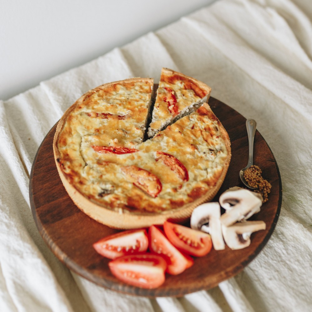 Пирог открытый "Киш с птицей и французской горчицей"  3